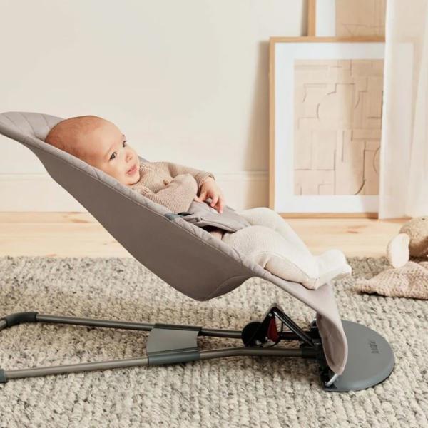 Balansor BabyBjorn Bliss Woven C-Quilt 0 ani - 2 ani / Gray photo 3