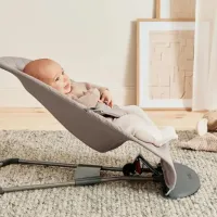 Balansor BabyBjorn Bliss Woven C-Quilt 0 ani - 2 ani / Gray photo 3
