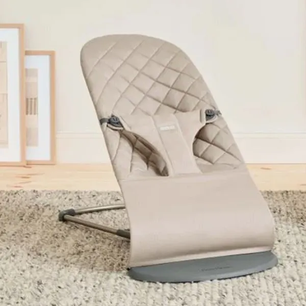 Balansor BabyBjorn Bliss Woven C-Quilt 0 ani - 2 ani / Gray photo 4