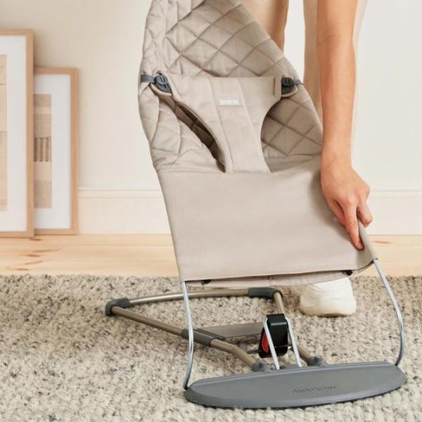 Balansor BabyBjorn Bliss Woven C-Quilt 0 ani - 2 ani / Gray photo 5