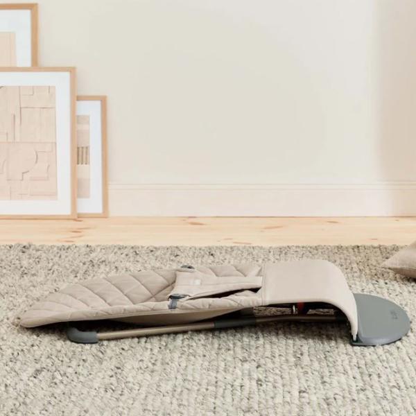 Balansor BabyBjorn Bliss Woven C-Quilt 0 ani - 2 ani / Gray photo 6