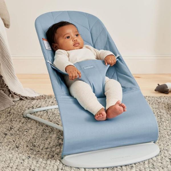 Балансир BabyBjorn Bliss Woven Petal Quilt 0 лет - 2 года / Синий photo 2