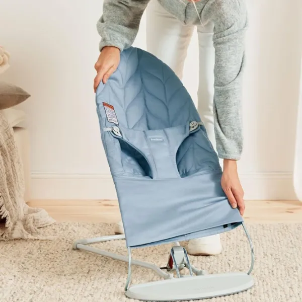Балансир BabyBjorn Bliss Woven Petal Quilt 0 лет - 2 года / Синий photo 3