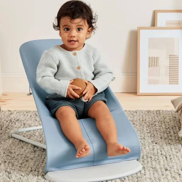 Балансир BabyBjorn Bliss Woven Petal Quilt 0 лет - 2 года / Синий photo 9