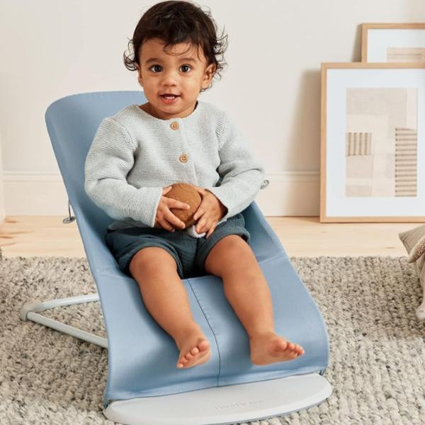 Балансир BabyBjorn Bliss Woven Petal Quilt 0 лет - 2 года / Синий photo 9