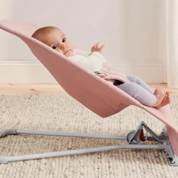 Balansor BabyBjorn Bliss 3D jersey 0 ani - 2 ani / Pink photo 3