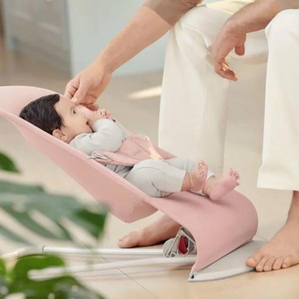 Balansor BabyBjorn Bliss 3D jersey 0 ani - 2 ani / Pink photo 5