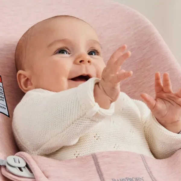 Balansor BabyBjorn Bliss 3D jersey 0 ani - 2 ani / Pink photo 6