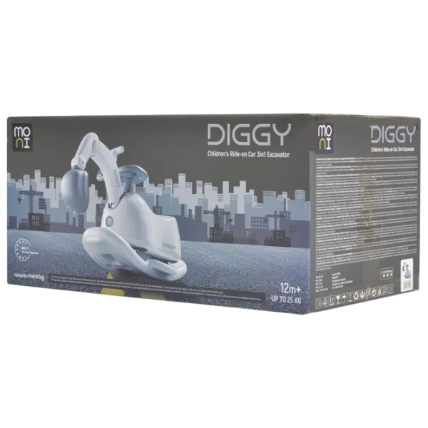 Балансир Moni Diggy 4in1 1 год - 3 года / Серый photo 6