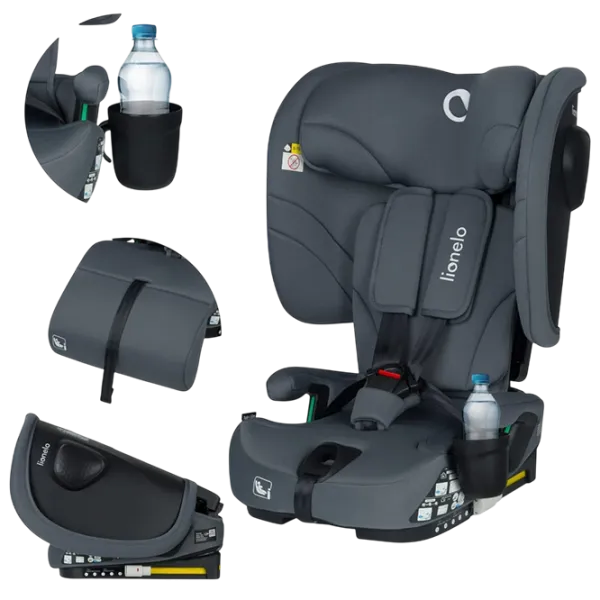 Scaun auto Lionelo Nelly  15 luni - 12 ani / 36 kg / Gray photo 3