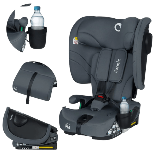 Scaun auto Lionelo Nelly  15 luni - 12 ani / 36 kg / Gray photo 3