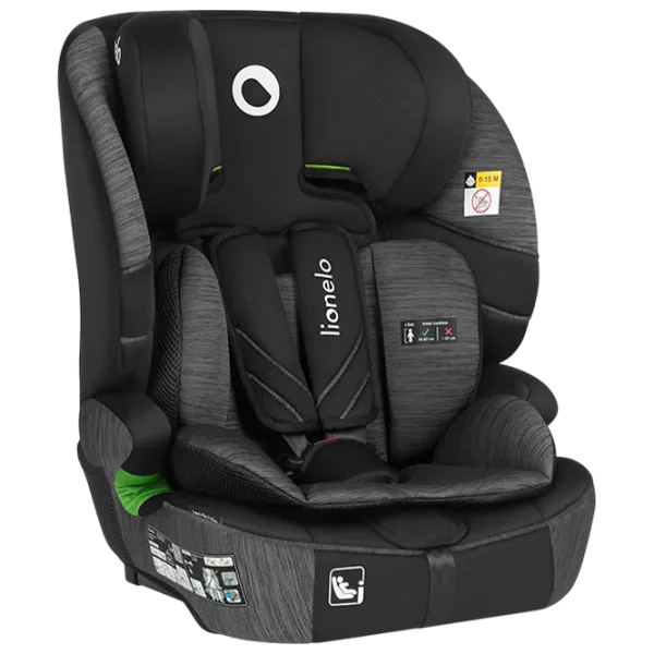 Scaun auto Lionelo Levi Fix  15 luni - 12 ani / 36 kg / Gray photo 3