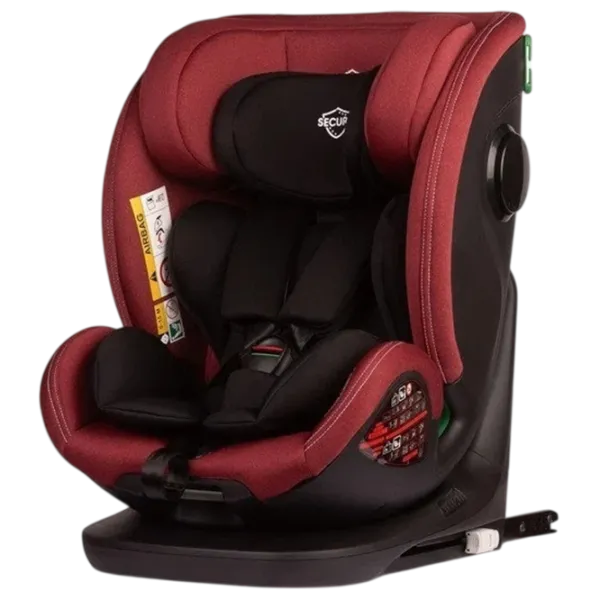 Детское автокресло Caretero Securo 0 месяцев - 12 лет / 36 кг / Бургундия photo 3