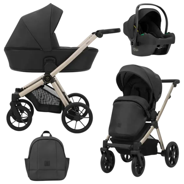 Cărucior pentru copil Kunert Brav KN.120551/ Black photo 3