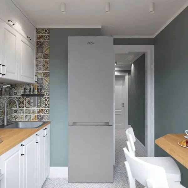 Frigider Ozon OZ-SN286MFI-EU cu congelator jos 288 l / 180 cm / Inox photo 3