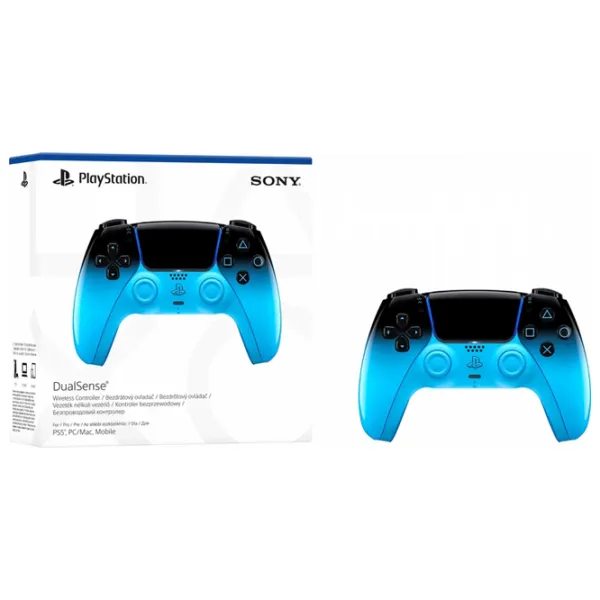 Gamepad Sony DualSense Fără fir / 16 buttons / Rhythm Blue photo 6