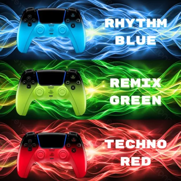 Gamepad Sony DualSense Fără fir / 16 buttons / Remix Green photo 9