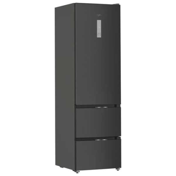 Frigider Whirlpool WHKF 6353 XBR6E cu congelator jos 351 / 203.5 cm / Black photo 2