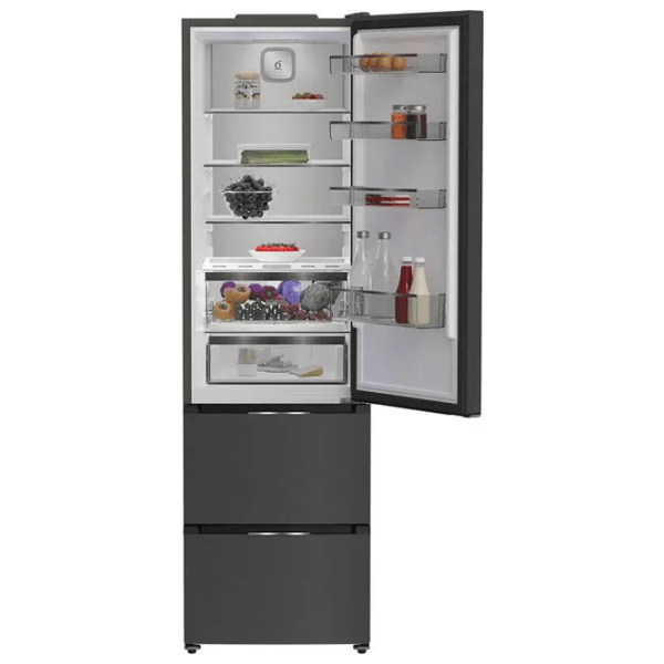 Frigider Whirlpool WHKF 6353 XBR6E cu congelator jos 351 / 203.5 cm / Black photo 4