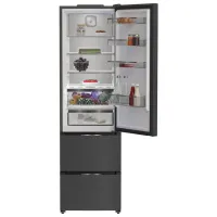 Frigider Whirlpool WHKF 6353 XBR6E cu congelator jos 351 / 203.5 cm / Black photo 4