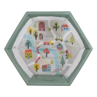Țarc pentru copii Moni Playbox (MT.226476) 6 luni - 3 ani / Green photo 3