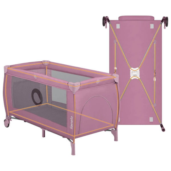 Țarc pentru copii Lionelo Stefi Plus (LN.223165) 0 luni - 3 ani / Pink photo 5