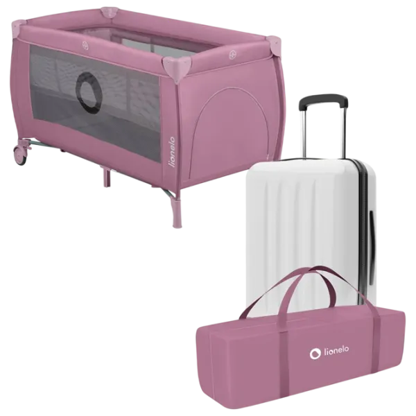 Țarc pentru copii Lionelo Stefi Plus (LN.223165) 0 luni - 3 ani / Pink photo 6