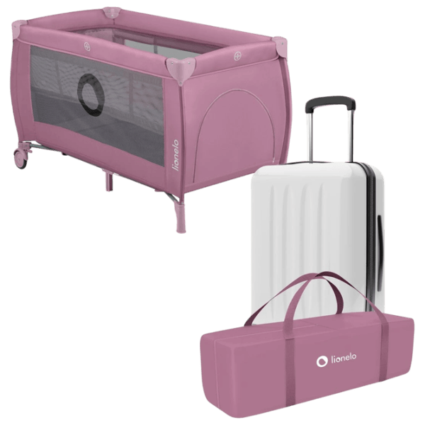 Țarc pentru copii Lionelo Stefi Plus (LN.223165) 0 luni - 3 ani / Pink photo 6