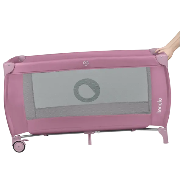 Țarc pentru copii Lionelo Stefi Plus (LN.223165) 0 luni - 3 ani / Pink photo 9