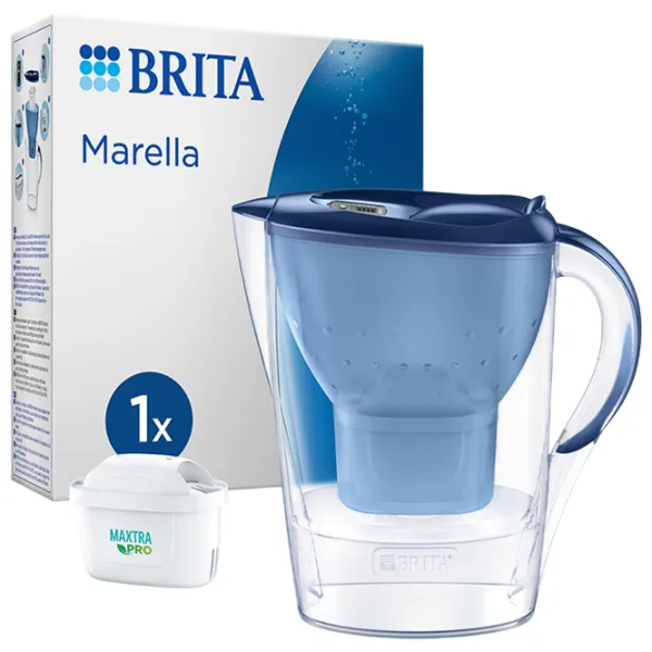 Фильтр для воды Brita Marella Пластик / Синий / 2.4 л photo 1