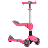 Trotinetă pentru copii cu trei roți Moni Kiki (MT.223419) 50 kg/ Pink