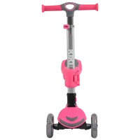 Детский трёхколёсный самокат Moni Kiki (MT.223419) 50 кг/ Розовый photo 5