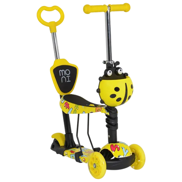 Детский трёхколёсный самокат Moni Lollipop (MT.124635) 40 кг/ Желтый photo 6