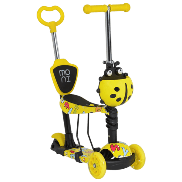Детский трёхколёсный самокат Moni Lollipop (MT.124635) 40 кг/ Желтый photo 6