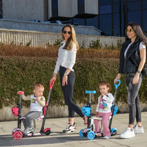 Детский трёхколёсный самокат Moni Lollipop (MT.124635) 40 кг/ Желтый photo 8
