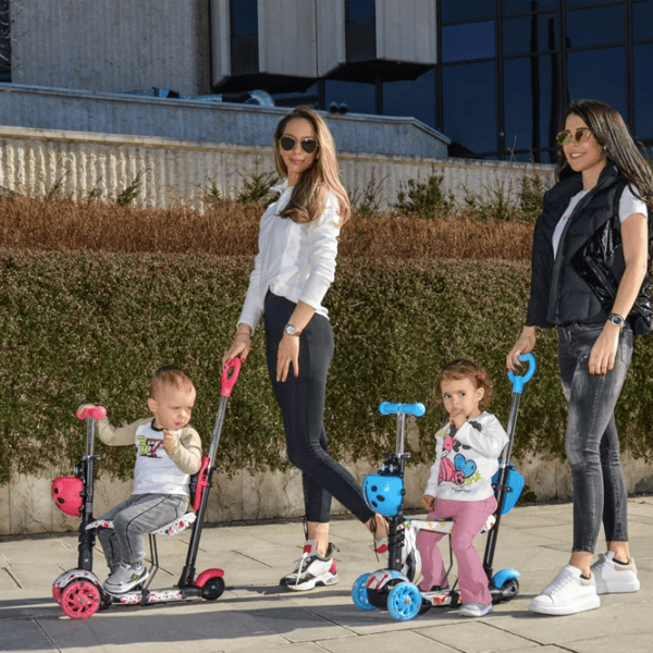Детский трёхколёсный самокат Moni Lollipop (MT.124635) 40 кг/ Желтый photo 8