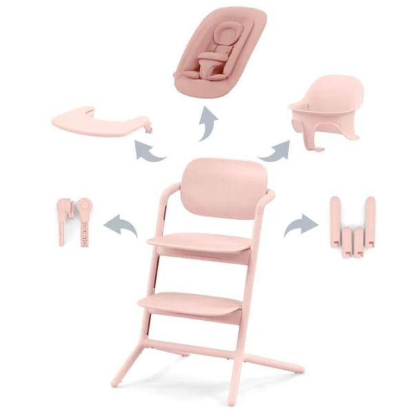 Scaun de masă Cybex Lemo 4in1 (521003191) / 0 luni / Pearl Pink  photo 3