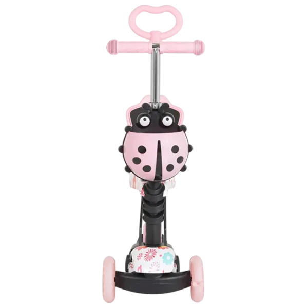 Trotinetă pentru copii cu trei roți Moni Lollipop (MT.124636) 40 kg/ Pink photo 2