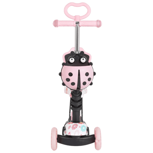 Trotinetă pentru copii cu trei roți Moni Lollipop (MT.124636) 40 kg/ Pink photo 2