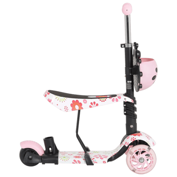 Trotinetă pentru copii cu trei roți Moni Lollipop (MT.124636) 40 kg/ Pink photo 5