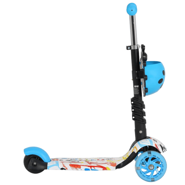 Детский трёхколёсный самокат Moni Lollipop (MT.124637) 40 кг/ Синий photo 6