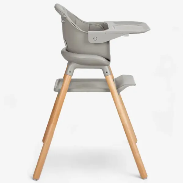 Scaun de masă KikkaBoo Woody 6in1 (31004010173) / 0 luni / Gray  photo 2