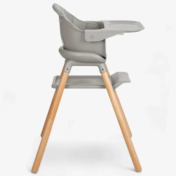 Scaun de masă KikkaBoo Woody 6in1 (31004010173) / 0 luni / Gray  photo 2