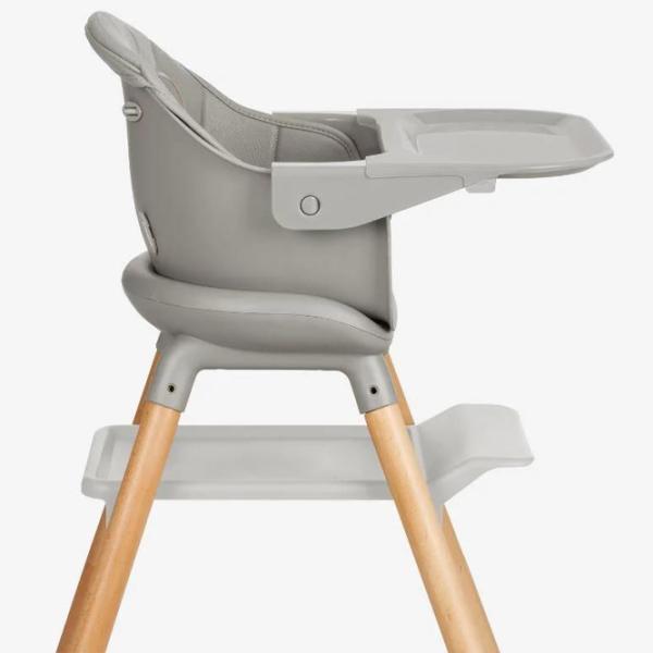 Scaun de masă KikkaBoo Woody 6in1 (31004010173) / 0 luni / Gray  photo 4