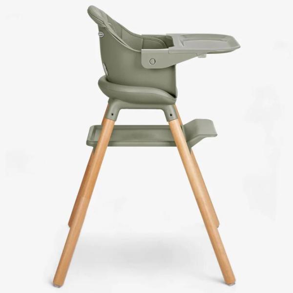 Scaun de masă KikkaBoo Woody 6in1 (31004010175) / 0 luni / Khaki  photo 3