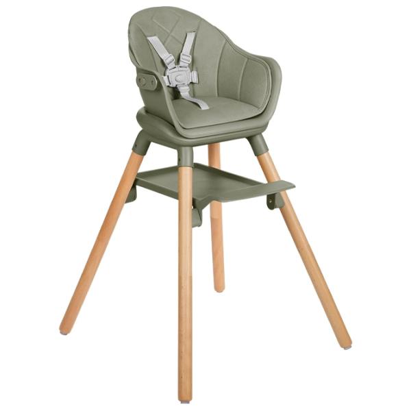 Scaun de masă Kikka Boo Woody 2024 (KB.224404) / 6 luni / Khaki  photo 2