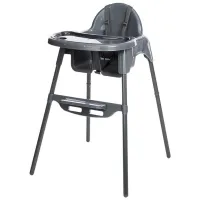 Scaun de masă Babycare Capucine (PRF89N-CCC-UNQ) / 6 luni / Gray 