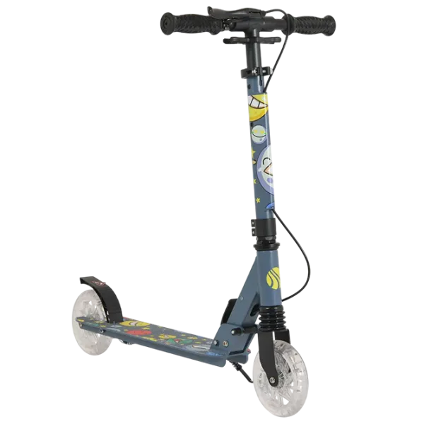 Детский двухколёсный самокат Moni Snazzy (MT.225320) 100 кг/ Серый photo 1