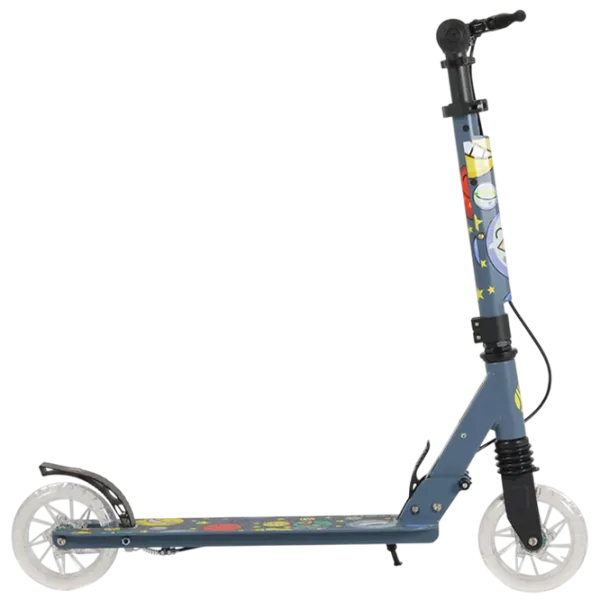 Детский двухколёсный самокат Moni Snazzy (MT.225320) 100 кг/ Серый photo 2