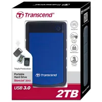 Unitate externă de stocare HDD Transcend 25H3B 2 TB TS2TSJ25H3B / Blue photo 6
